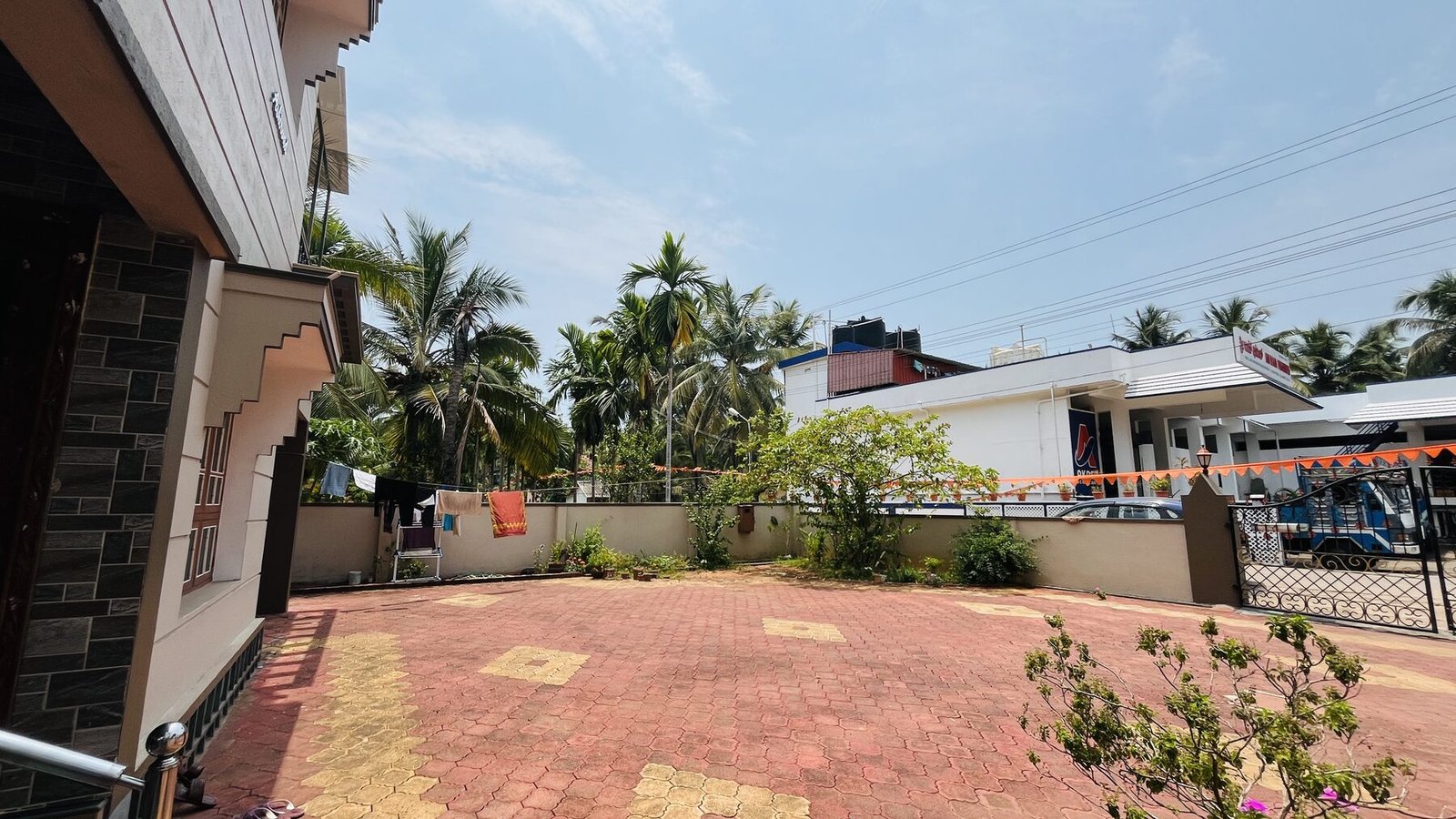 Villa courtyard